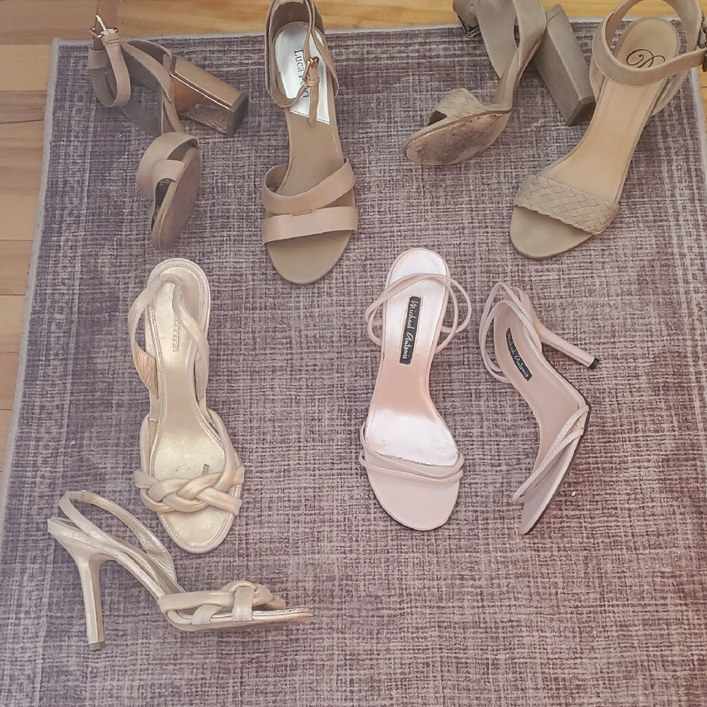 Bundle Chic Nude Women's Heels